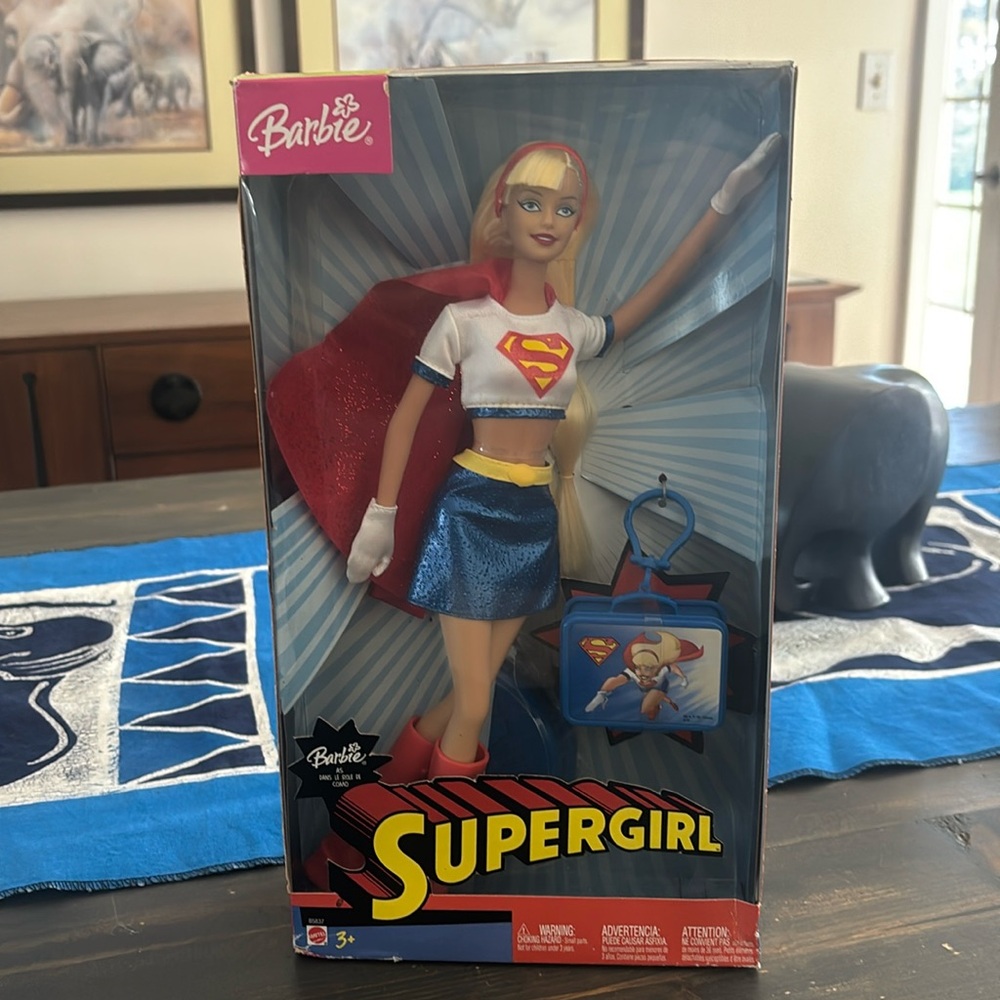 Barbie SuperGirl in the box NWT